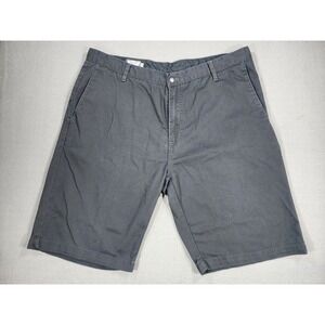Volcom Corpo Class Gray Chino Short 38x10 2000's Skater Grunge Scene Surf Y2K